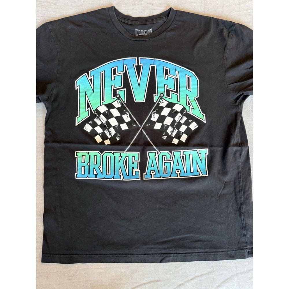 Never Broke Again Graphic T-Shirt — NBA YoungBoy — Men's XL